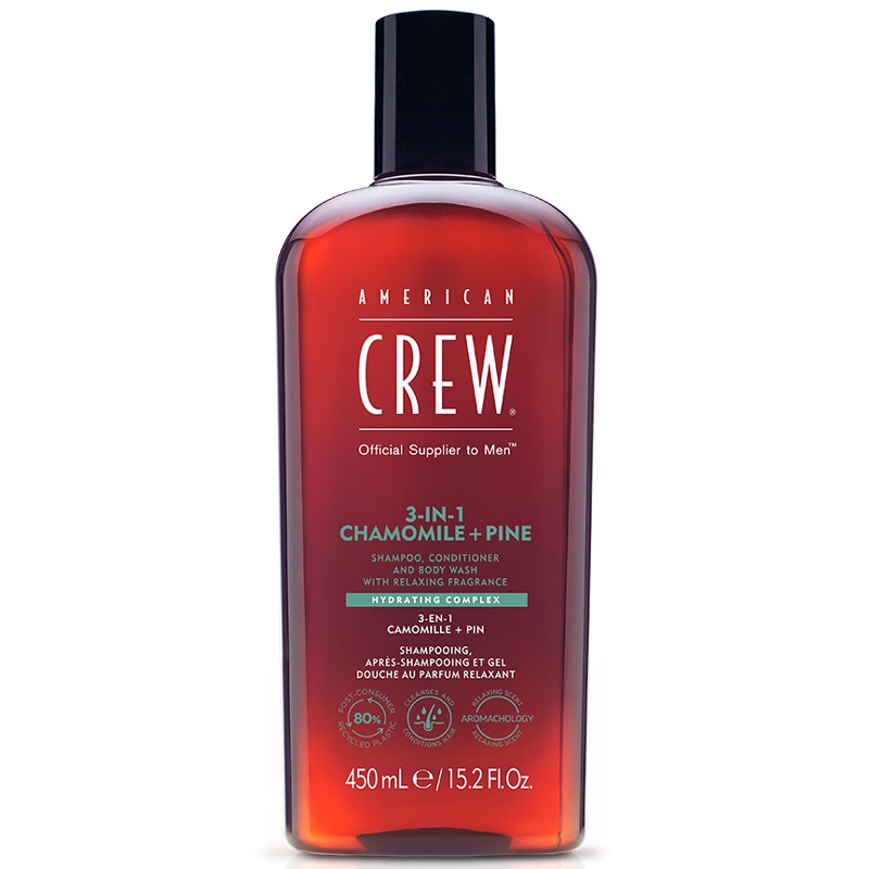 American Crew 3-in-1 Chamomile + Pine 450ml