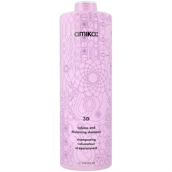 Amika: 3D Volume and Thickening Shampoo 1000ml