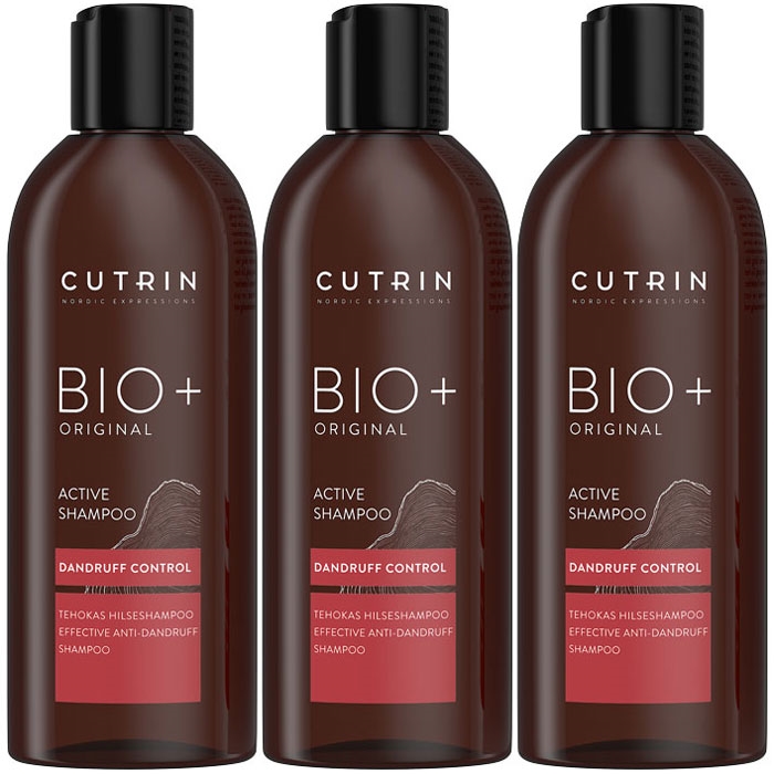 Cutrin BIO+ Active Shampoo 200ml x 3