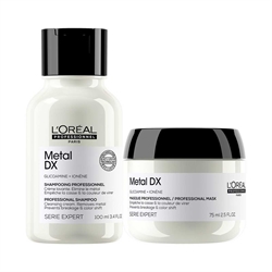 Loreal Professionnel Metal DX Mini Duo Kit (Shampoo 100 ml + Mask 75 ml)
