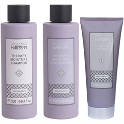 Organic Hairspa Therapy Moisture Sampak - 3 produkter