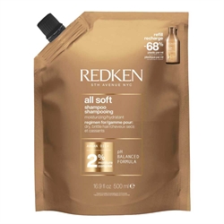 Redken All Soft Shampoo 500ml Refill