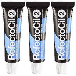 Refectocil nr. 2 Blå-svart - 15gr - Øyenbryns- og vippefarge - 3 stk.