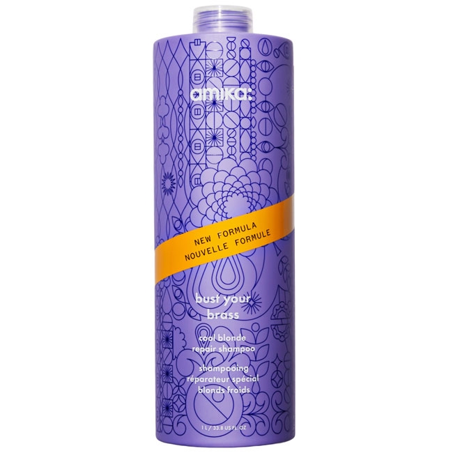 Amika Bust Your Brass Cool Blonde Shampoo 300 ml